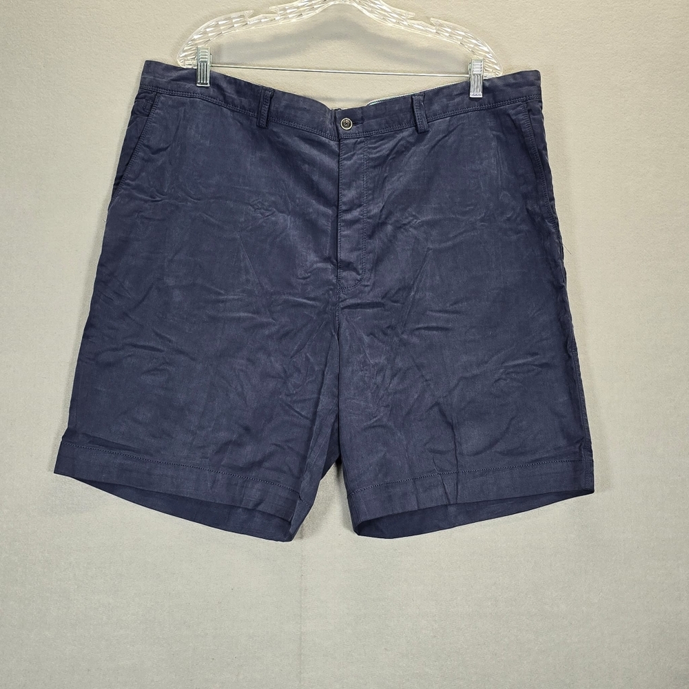 Tommy Bahama Mens Tencel Blend Navy Blue Shorts Size 42
